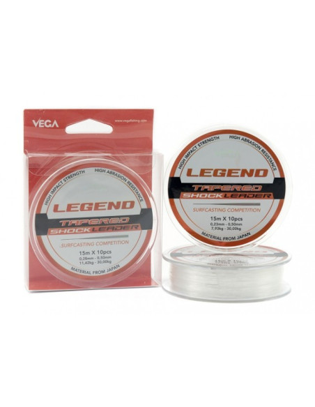 Vega Legend Shock Leader 0.26-0.50mm 15mx10